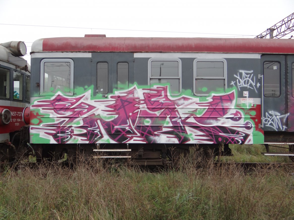 Graffiti Train - Photo by AWNcrew - Snak, AWN (2013)