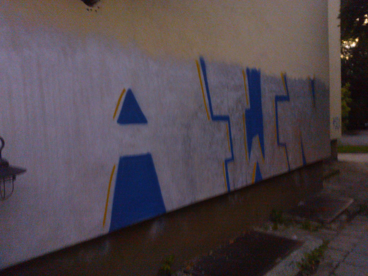 Graffiti Bombing in Poland - Photo by AWNcrew - AWN, Mero, Haster (2012)