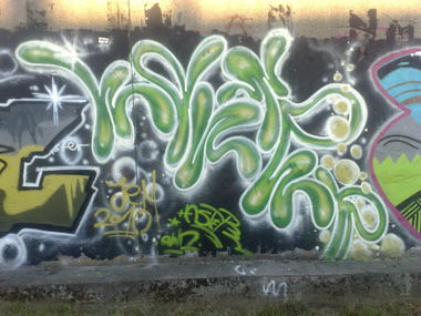 Graffiti Wall in Poland - Photo by AWNcrew - Haster, AWN (2010)