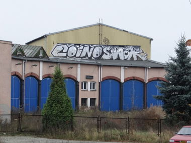 Graffiti Bombing in Inowroclaw - Photo by AWNcrew - Coino, STOP, Snak (2013)