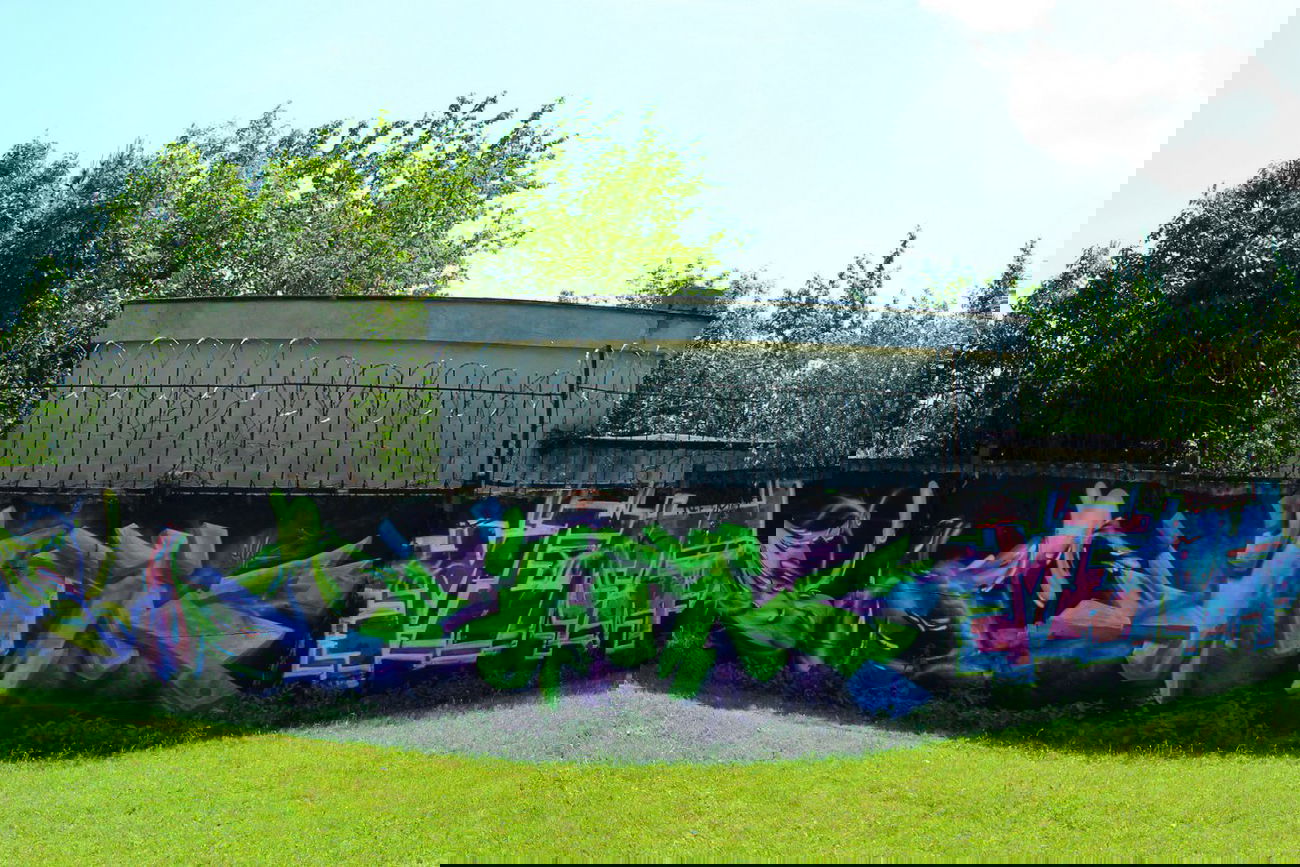 Graffiti Wall in Poland - Photo by AWNcrew - Haster, Snak, Mero (2013)