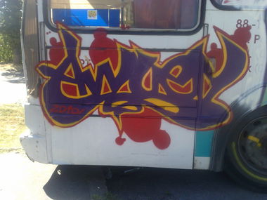 Graffiti Bombing in Inowroclaw - Photo by AWNcrew - AWN