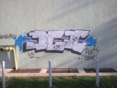 Graffiti Bombing in Inowroclaw - Photo by AWNcrew - Mero, AWN (2009)