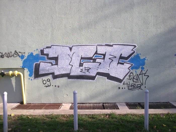 Graffiti Bombing in Inowroclaw - Photo by AWNcrew - Mero, AWN (2009)