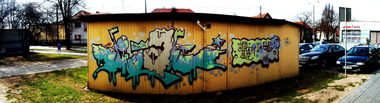 Graffiti Bombing - Photo by AWNcrew - Snak, AWN