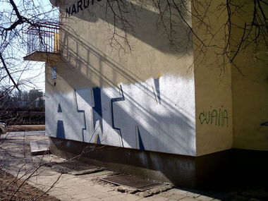Graffiti Bombing in Inowroclaw - Photo by AWNcrew - AWN (2012)