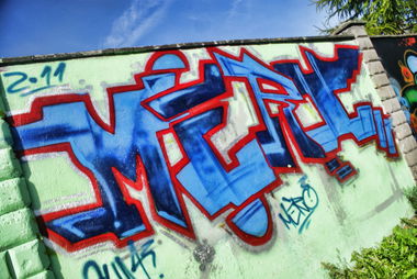 Graffiti Wall in Inowroclaw - Photo by AWNcrew - Mero, AWN