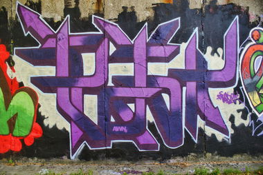Graffiti Wall in Inowroclaw - Photo by AWNcrew - Frost, AWN (2011)