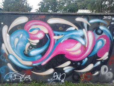 Graffiti Wall in Inowroclaw - Photo by AWNcrew - Haster, AWN (2012)