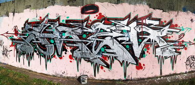 Graffiti Wall - Photo by AWNcrew - Snek, AWN (2014)