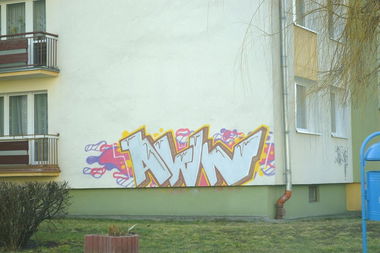 Graffiti Bombing in Inowroclaw - Photo by AWNcrew - AWN