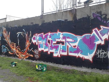Graffiti Wall - Photo by AWNcrew - Haster_Mero, AWN (2013)
