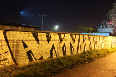 Graffiti Bombing in Inowroclaw - Photo by AWNcrew - AWN