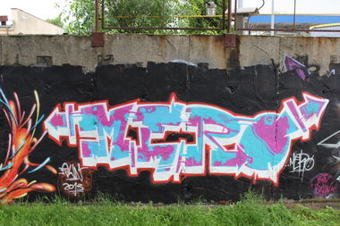 Graffiti Wall - Photo by AWNcrew - Mero, AWN (2013)