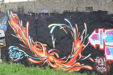Graffiti Wall in Inowroclaw - Photo by AWNcrew - Haster, AWN (2013)