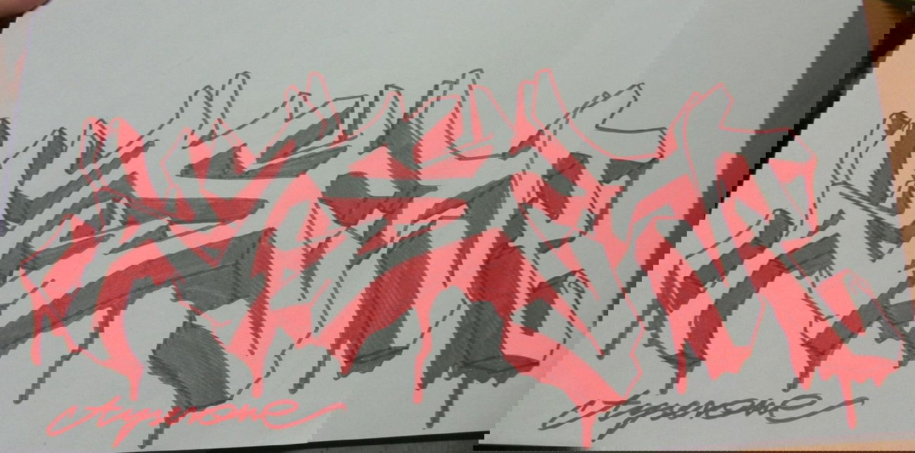 Graffiti Sketch - Photo by AYSERONE - AYSERONE