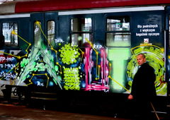 Graffiti Train - Photo by AYU - Aiuto, rtl, bcks