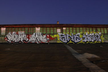 Graffiti Bombing - Photo by AZBO - KARMA, SPIN, SNE