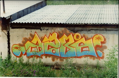 Graffiti Bombing - Photo by AZBO