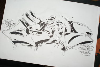 Graffiti Sketch - Photo by AZTROE - AZTROE, QruzeOne, spoare153