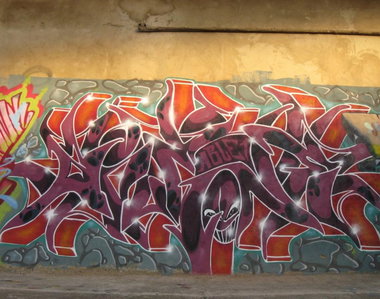 Graffiti Wall in Orel - Photo by Able - wals