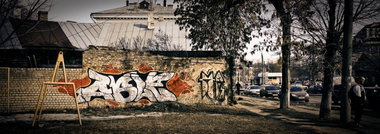 Graffiti Wall in Orel - Photo by Able - Bombing