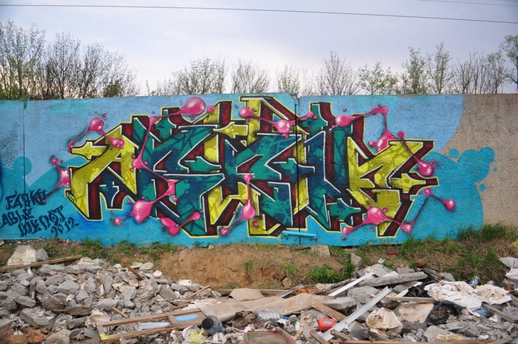 Graffiti Wall - Photo by Able