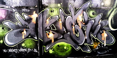 Graffiti Wall - Photo by Able