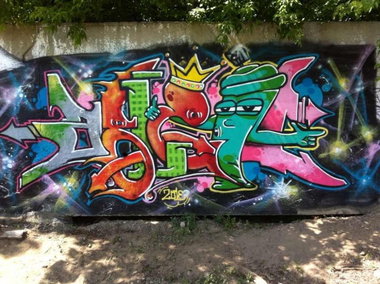 Graffiti Wall - Photo by Able