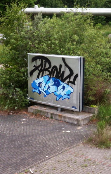 Graffiti Wall in Frankfurt (Oder) - Photo by Abow - abow, woba