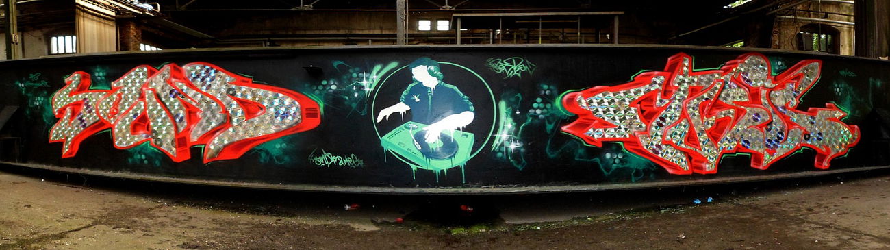 Graffiti Wall in Frankfurt (Oder) - Photo by Abow - abow, woba, sound