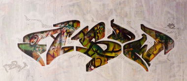 Graffiti Wall in Frankfurt (Oder) - Photo by Abow - abow, woba (2013)