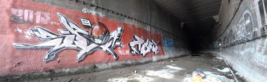 Graffiti Wall in Berlin - Photo by Abow - abow, woba, sboa (2013)