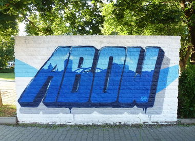 Graffiti Wall in Frankfurt (Oder) - Photo by Abow - abow, woba (2013)
