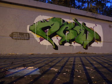 Graffiti Wall in Frankfurt (Oder) - Photo by Abow - abow, woba (2012)