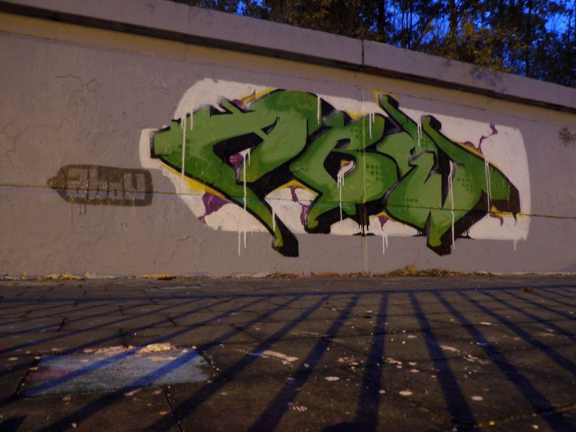 Graffiti Wall in Frankfurt (Oder) - Photo by Abow - abow, woba (2012)