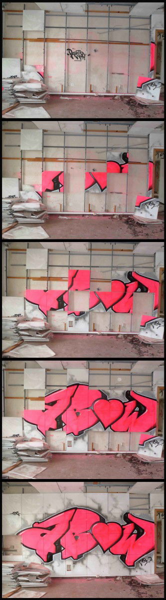 Graffiti Wall in Frankfurt (Oder) - Photo by Abow - abow, woba (2012)