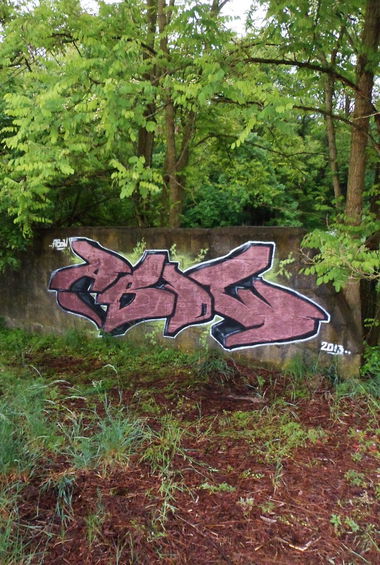 Graffiti Wall in Frankfurt (Oder) - Photo by Abow - abow, woba (2013)