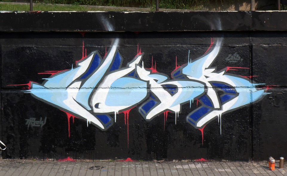 Graffiti Wall in Frankfurt (Oder) - Photo by Abow - abow, woba