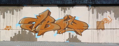 Graffiti Wall in Fürstenwalde - Photo by Abow - abow, woba (2013)