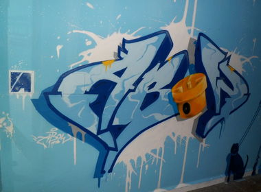 Graffiti Wall in Seelow - Photo by Abow - abow, woba (2013)