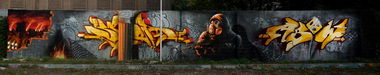 Graffiti Wall in Potsdam - Photo by Abow - spoare, abow, spoabow (2013)