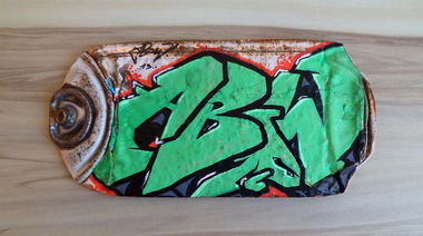 Graffiti Artwork in Frankfurt (Oder) - Photo by Abow - abow, woba, can (2013)