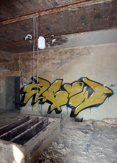 Graffiti Wall in Frankfurt (Oder) - Photo by Abow - abow, woba (2014)