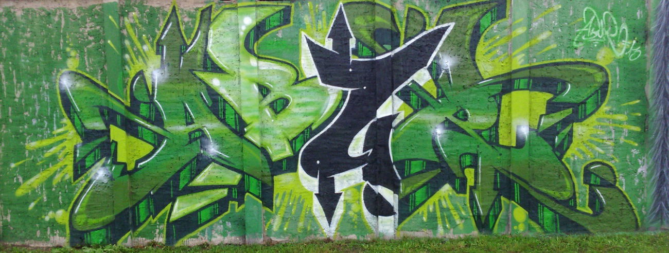 Graffiti Wall in Wohnort - Photo by Abur13 - abur.13, Chemnitz (2015)