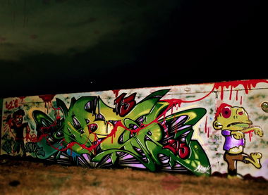 Graffiti Wall in Wohnort - Photo by Abur13 - Abur13 (2015)