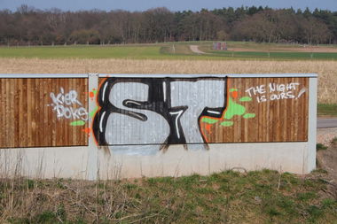 Graffiti Bombing - Photo by AcBa - st, bombing, 2015