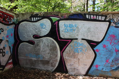 Graffiti Bombing - Photo by AcBa - st, 2015, wall