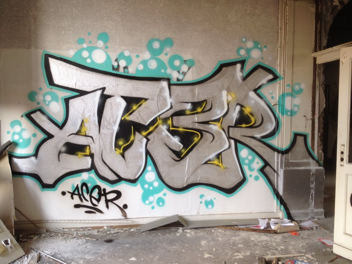 Graffiti Wall - Photo by AcE_One - ace, one, hall