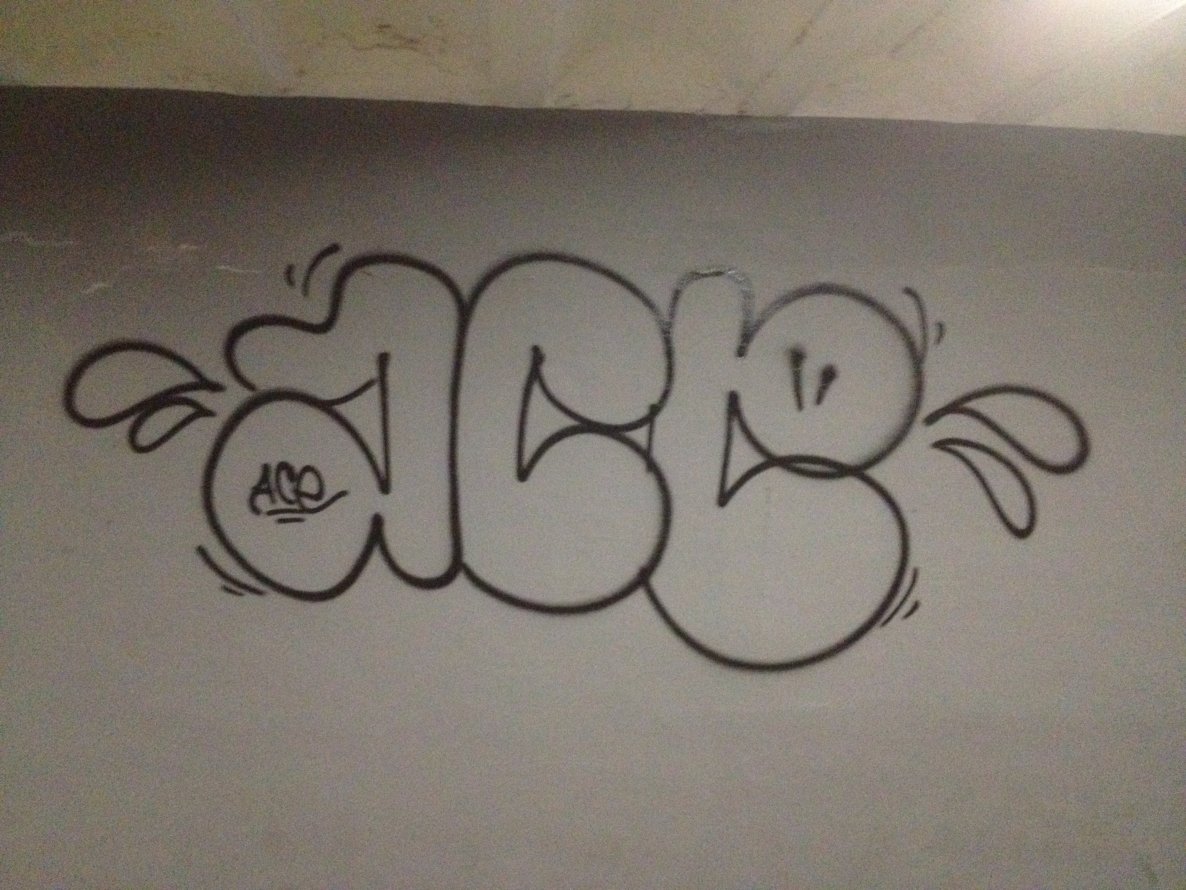 Graffiti Bombing - Photo by AcE_One - out, line, ace